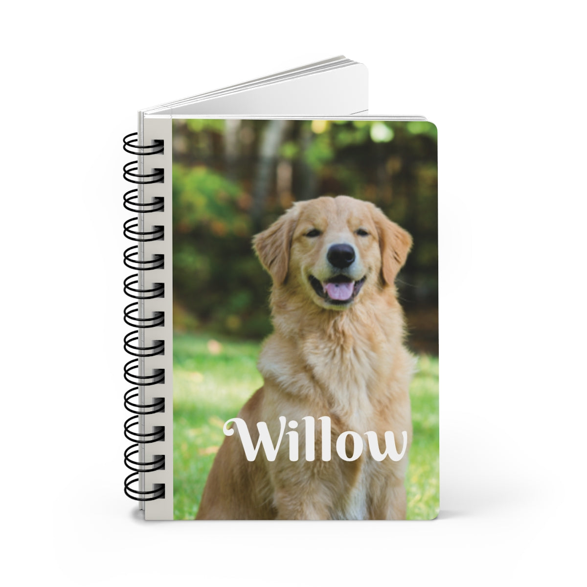 Personalized Memorial Spiral-Bound Journal