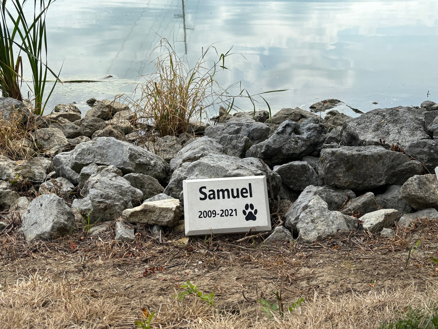 Concrete Pet Grave Marker