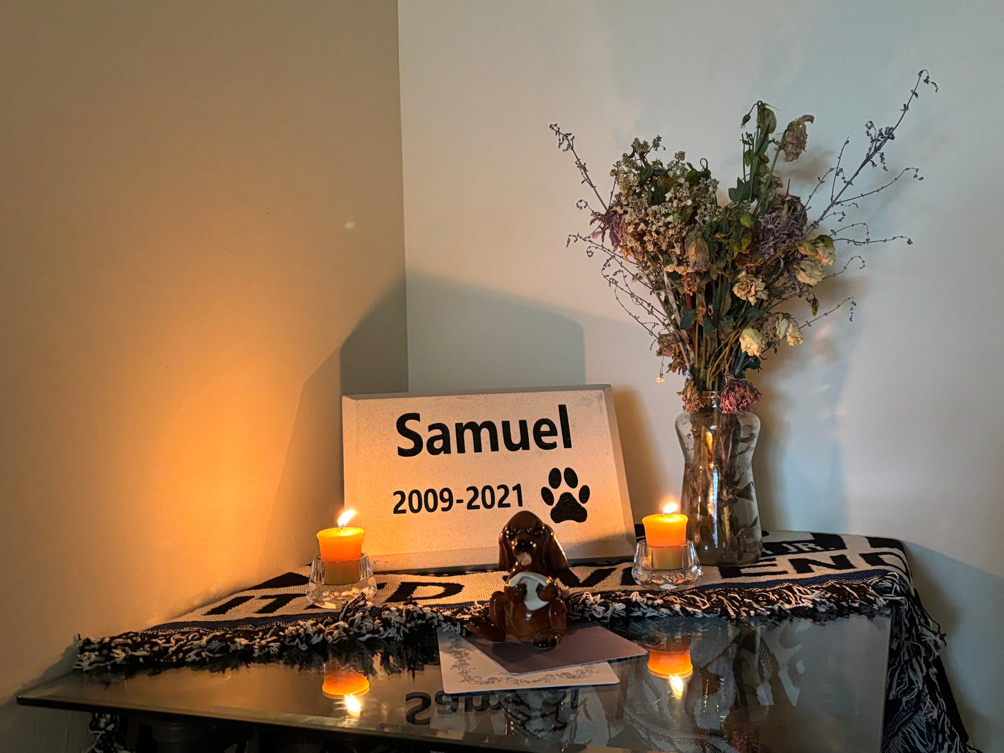 Concrete Pet Grave Marker