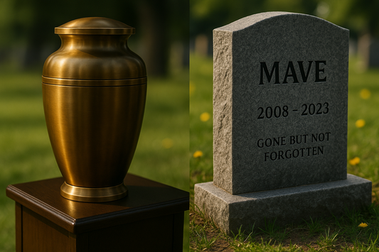 Cremating Your Pet vs. Pet Grave Markers: