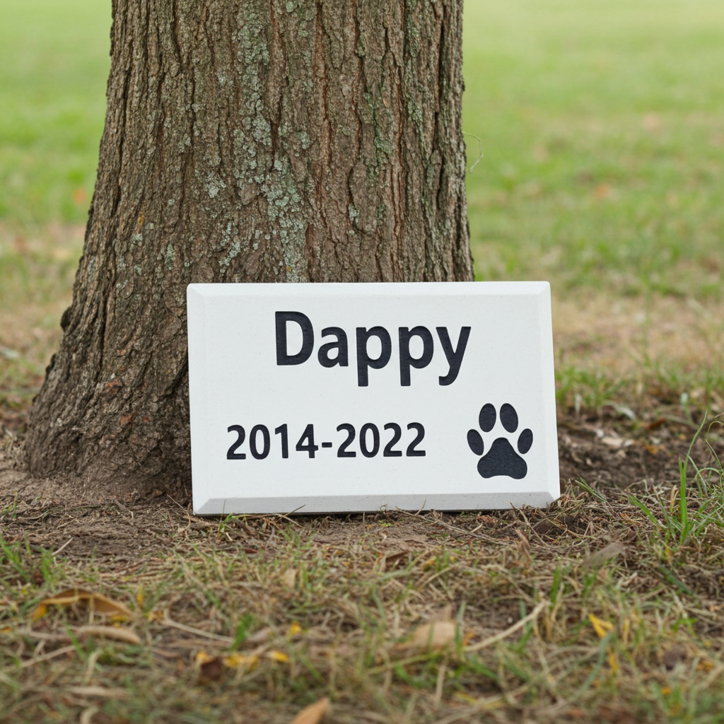 Pet Headstone - With Icon
