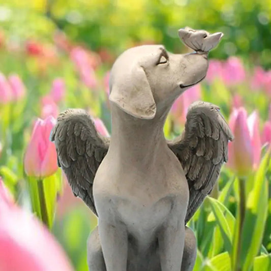 Angel Pet Memorial Statue