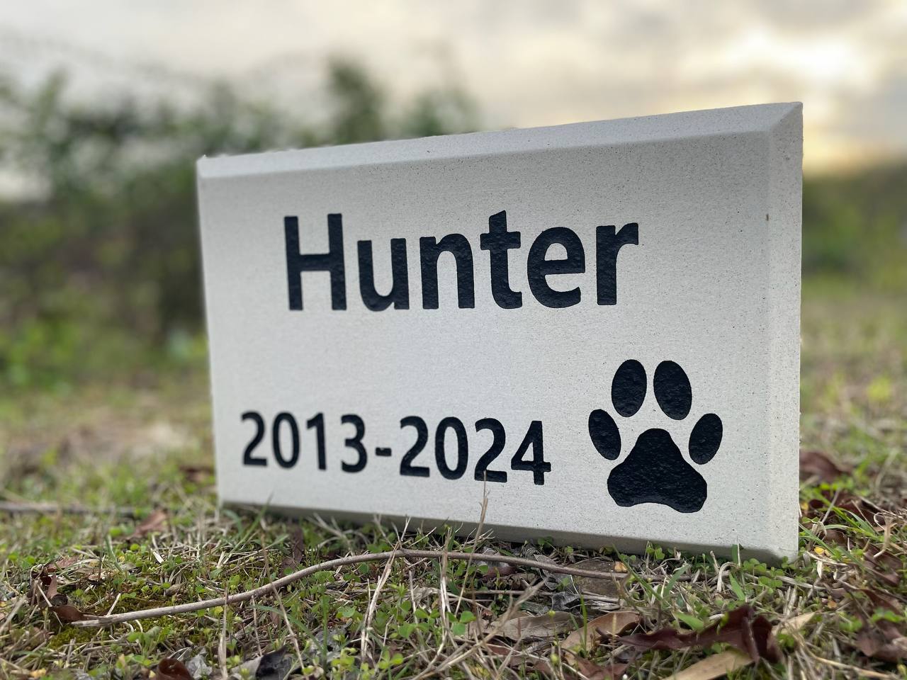 Engraved Memorial Pet Stone