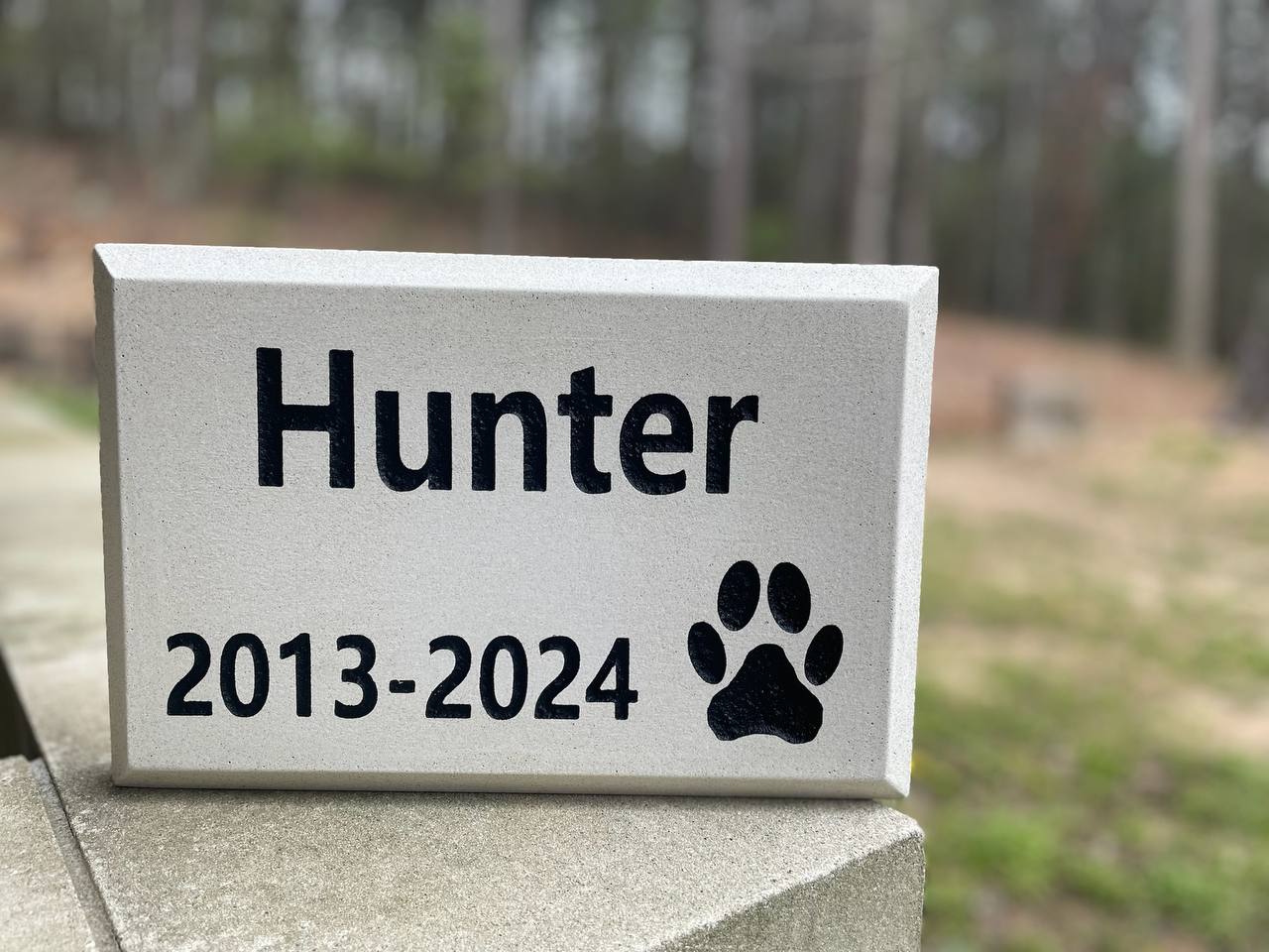 Engraved Memorial Pet Stone – Headstones4Pets