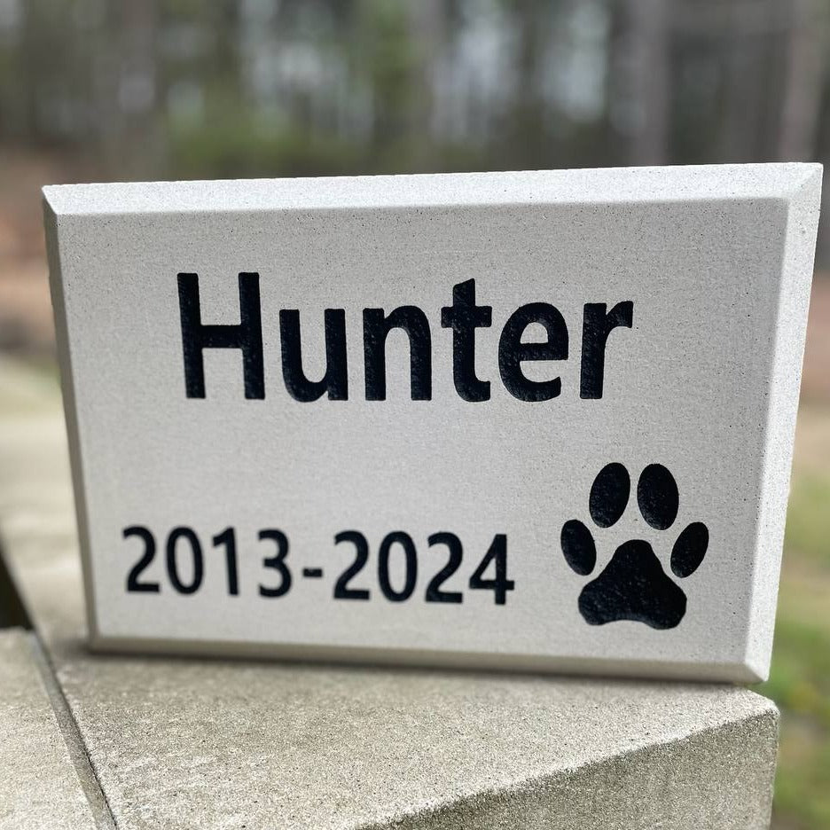 Engraved Memorial Pet Stone