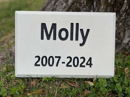 Basic Engraved Memorial Pet Stone